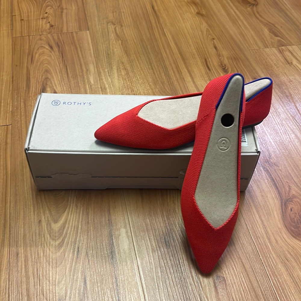 Rothy’s - The Point - Size 9 - Flame